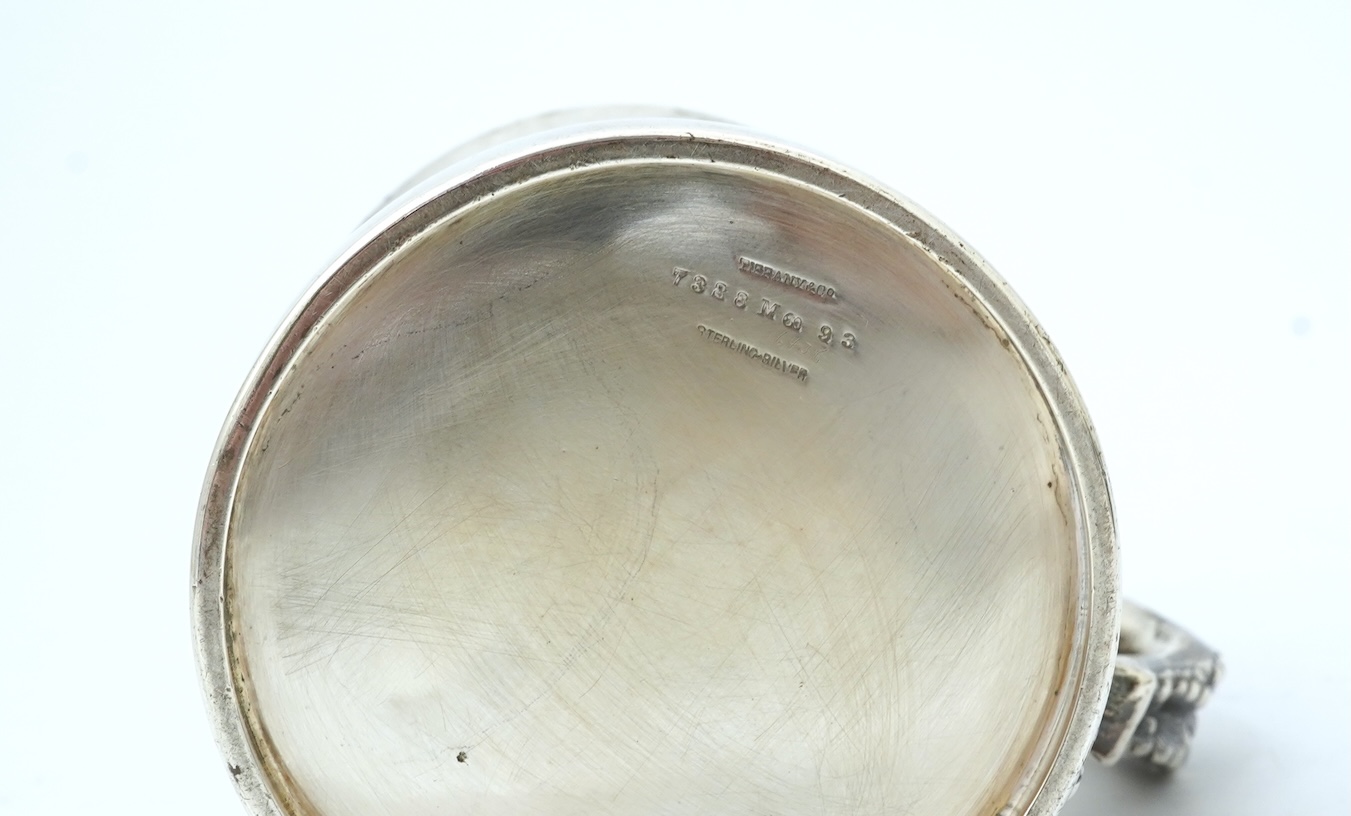 A late 19th century Tiffany & Co sterling mug